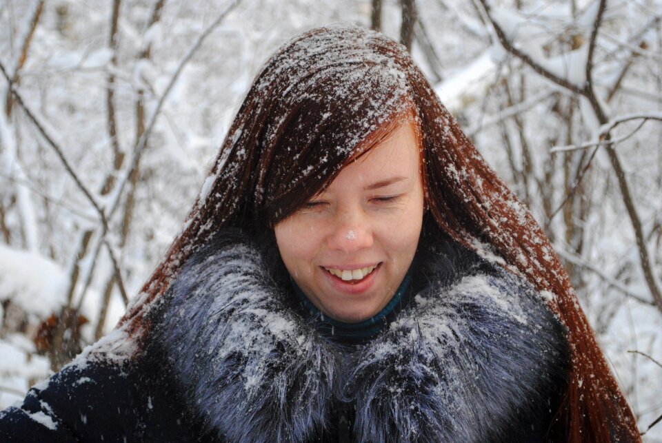Snow people person