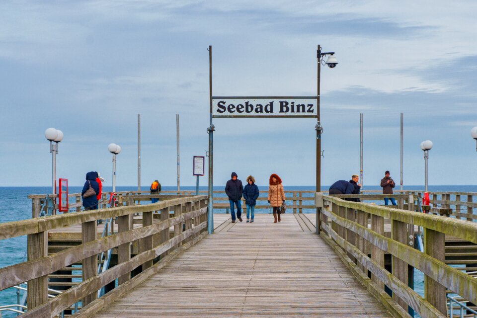 Pier sky baltic sea