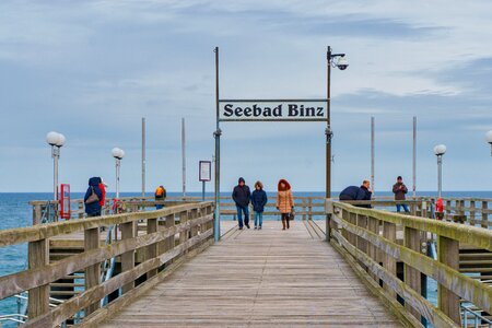 Pier sky baltic sea