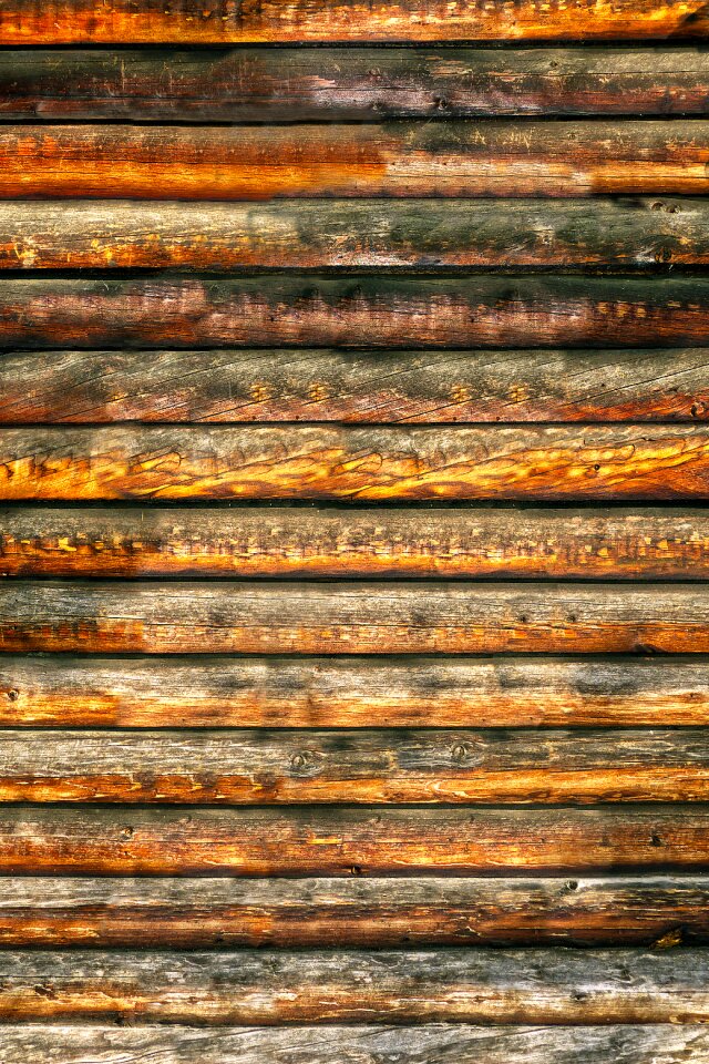 Wooden wall woodhouse battens photo