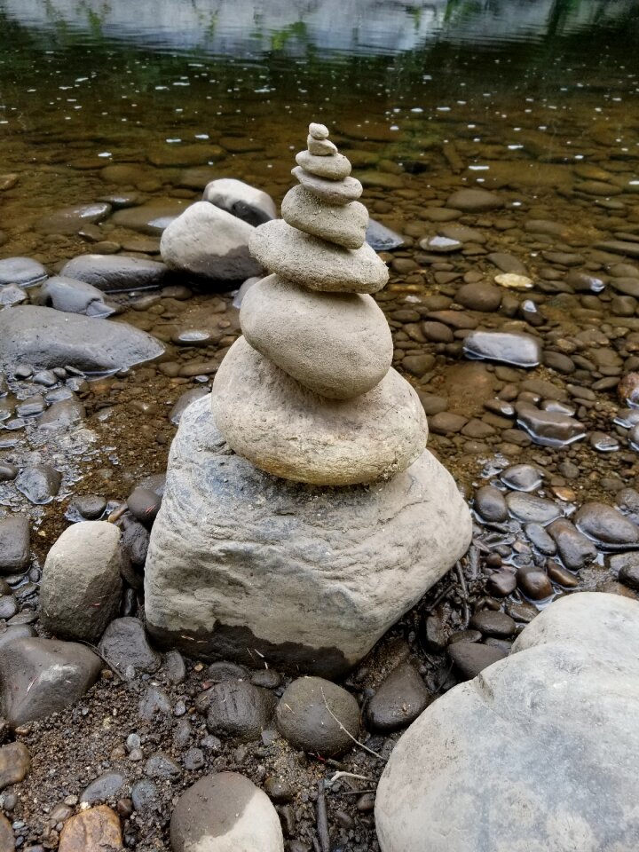 Stability boulder balance photo