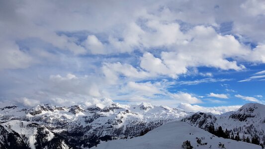 Mountains nature alpine panorama photo