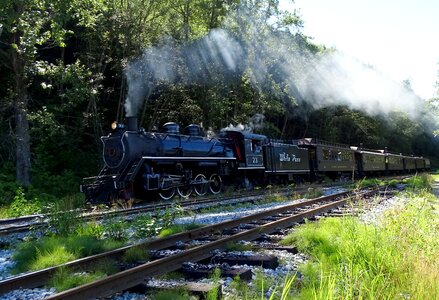 Train track engine photo