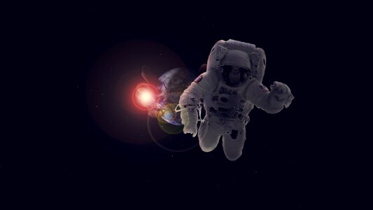 Dark space astronomy