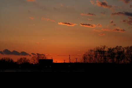 Dusk sky outdoors photo