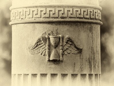 Cemetery mourning sculpture