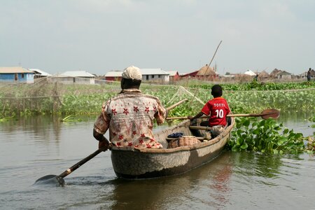 Boat benin helm