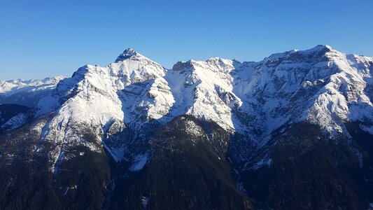 Mountain panorama nature photo