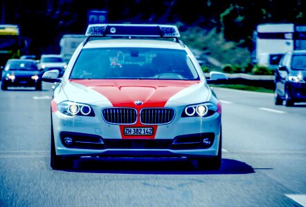 Switzerland patrol car police