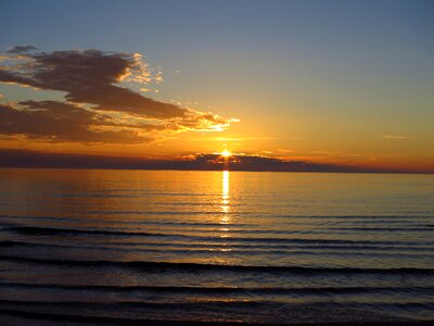 Sun sea beach photo