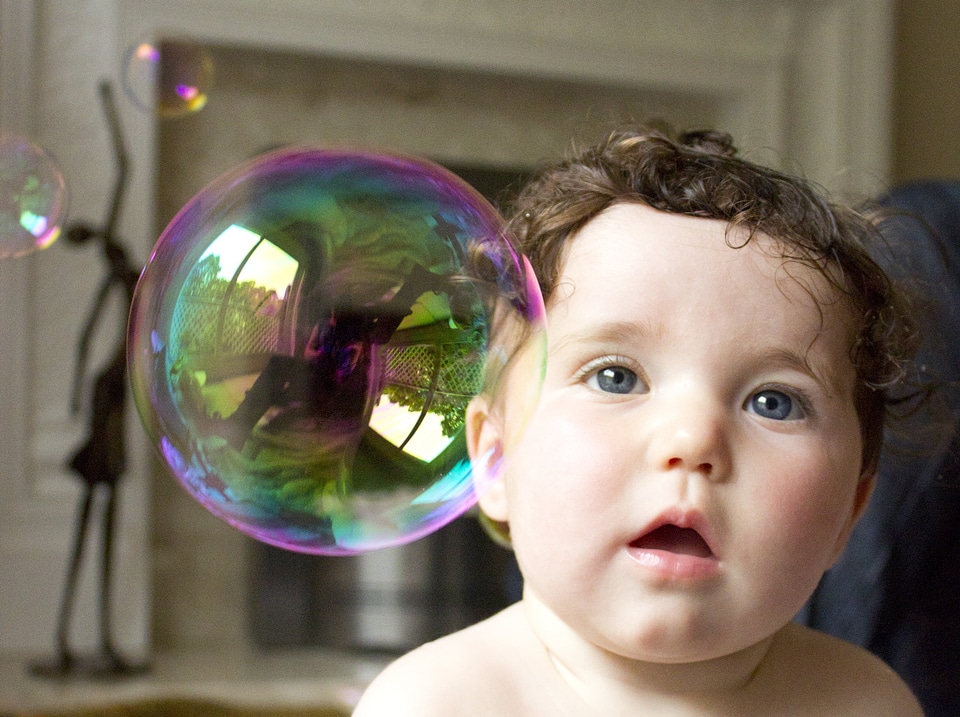 Smile day dream child