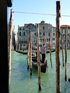 Gondola tourism venetian
