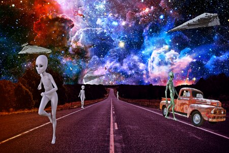Universe allien future
