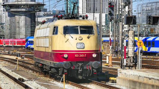 Station railway station munich photo