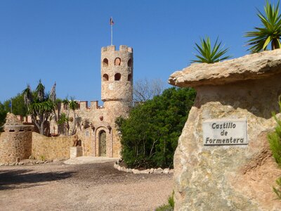 Antique sky formentera photo