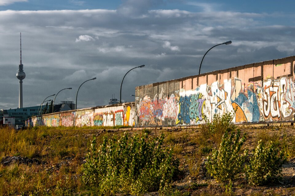 Eastern railway station mural sky