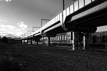 Bridge industrial belgium photo