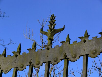 Fence wrought iron photo