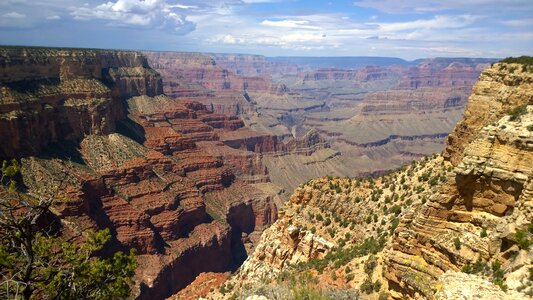 Panoramic rock grand canyon photo