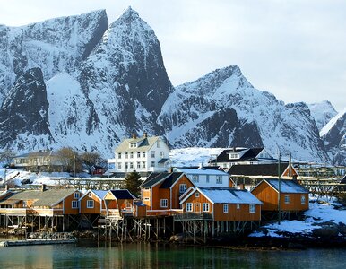 Outdoors tourism lofoten photo