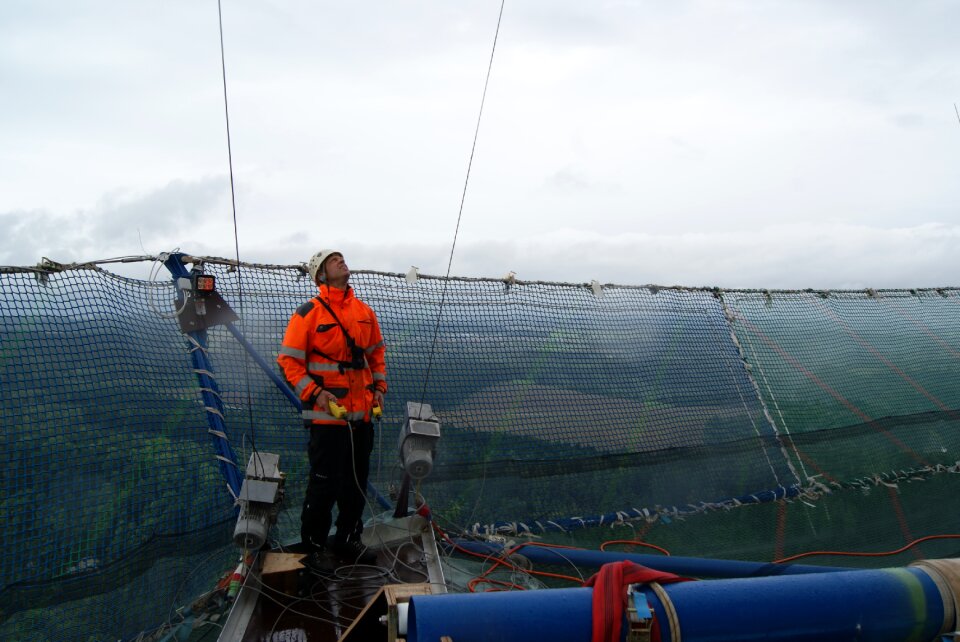 Human construction workers safety net