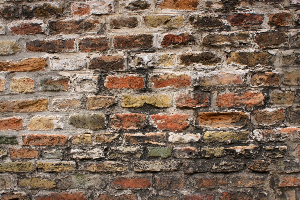 Cement pattern brickwork
