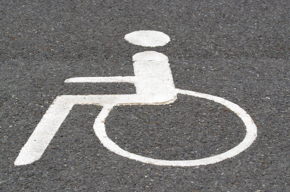 Wheelchair users disability parking