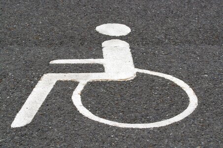 Wheelchair users disability parking