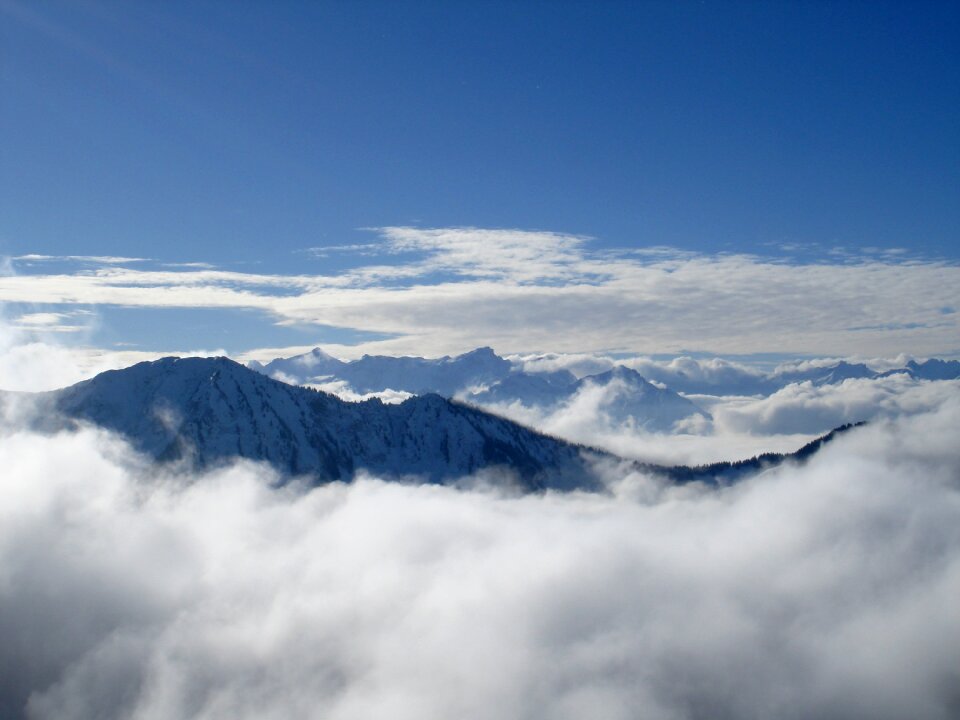 Winter mountain ice