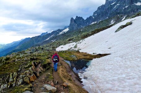 Haute savoie mountain snow photo