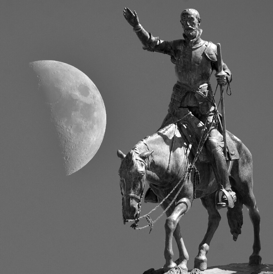 Sculpture don quixote sint sebastian 2017