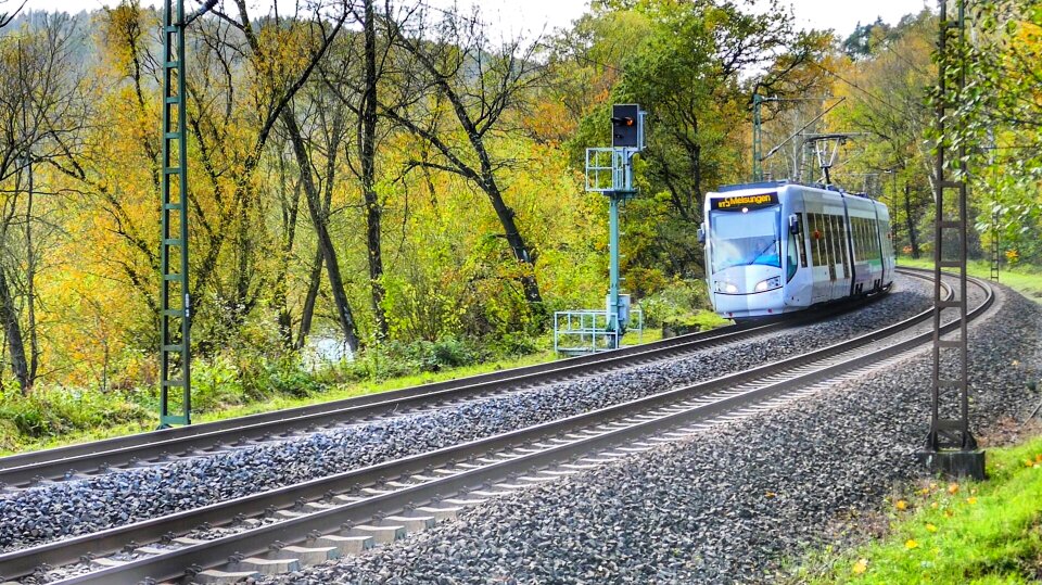 Train road railway line