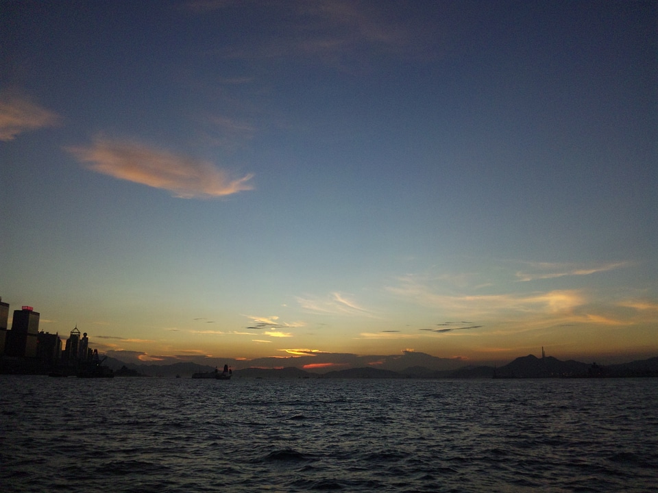 Cityscape sky dusk