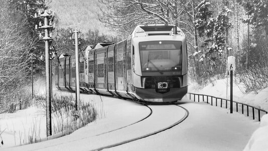 Train railway transport system