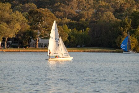River sail sailboat