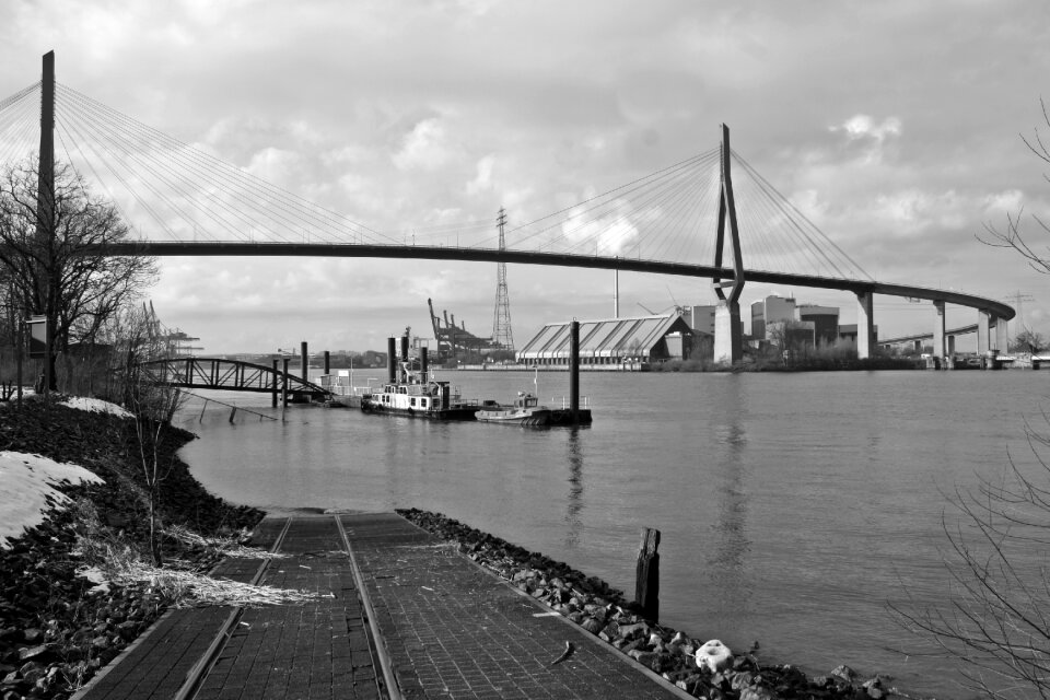 Transport system suspension bridge nice place