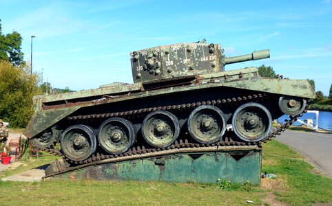 Pegasus bridge war tank photo