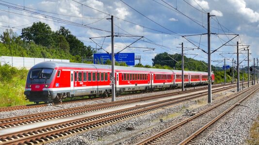 Transport system deutsche bahn travel