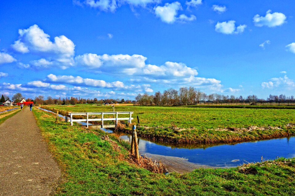 Gate road landscape photo