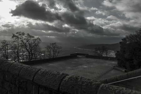 Horizontal landscape gloomy