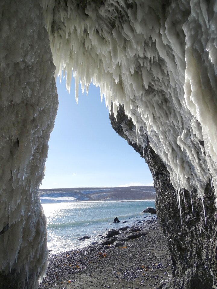 Ice icicles icing photo