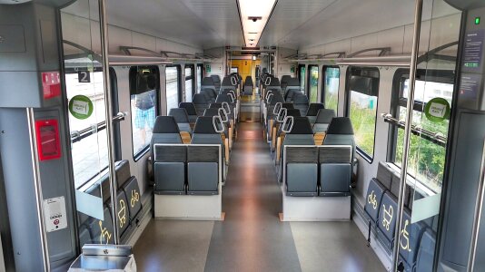 Within train transport system