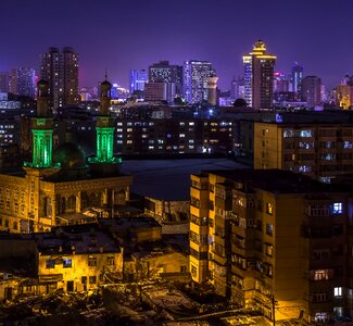 Skyline urumqi photo