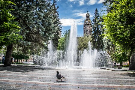 Kosice geyser square