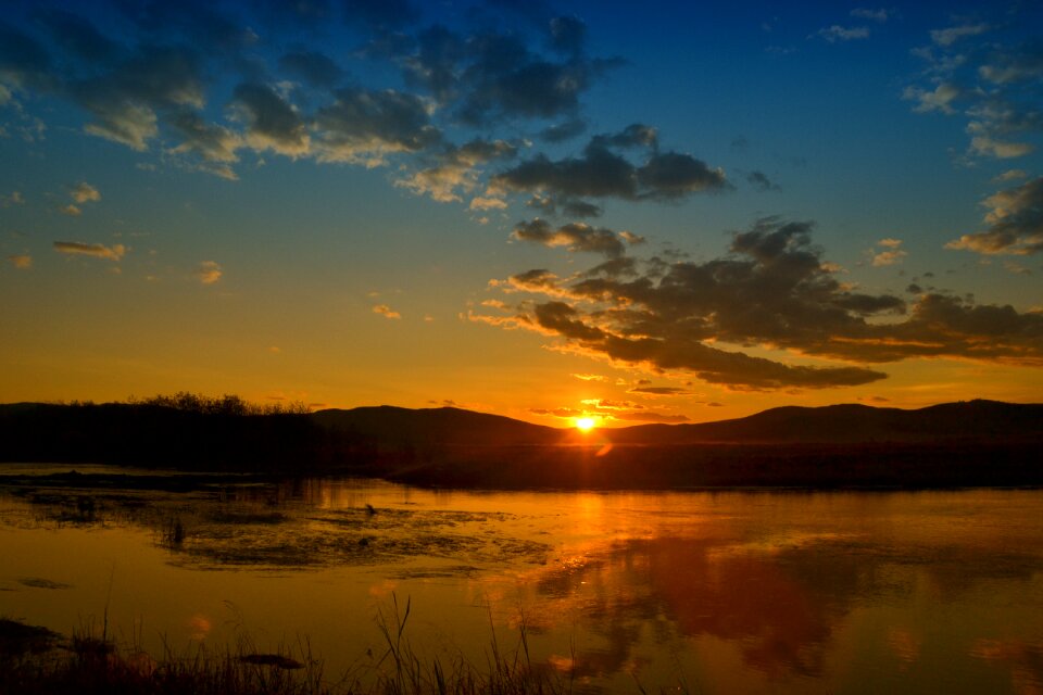 Dawn twilight sun