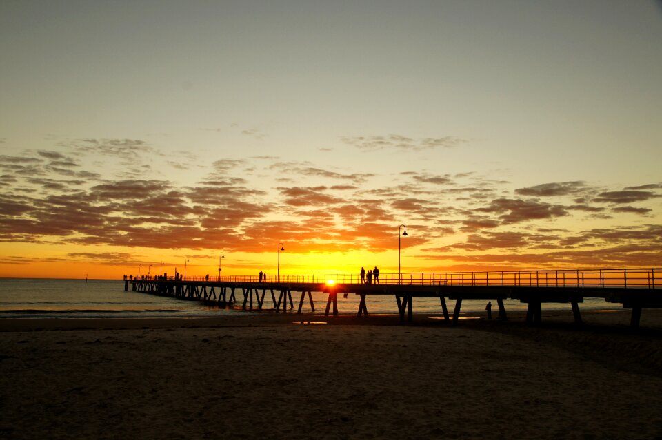 Dawn twilight coast
