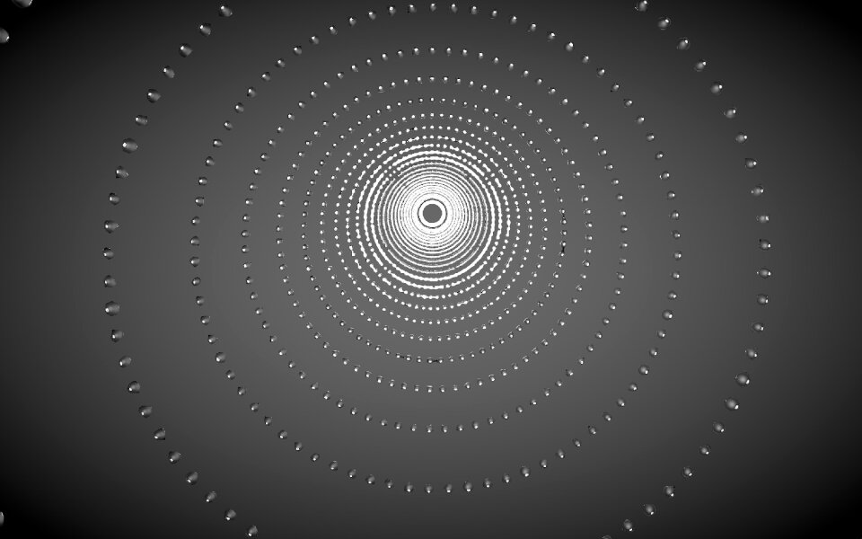 Round darkness water