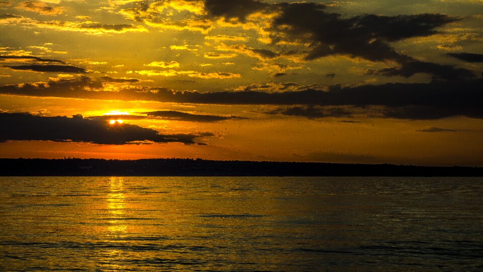 Sun twilight cloud photo