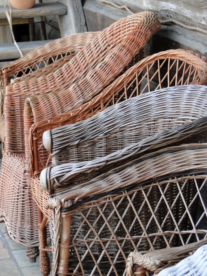 Wooden weaving old