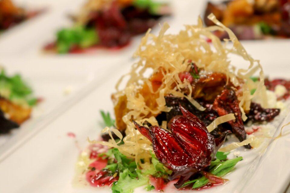 Dinner epicure dish